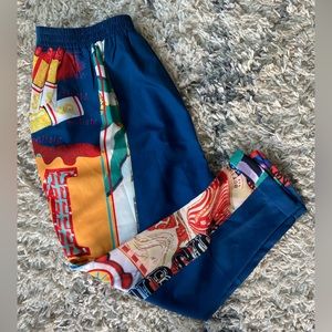 Latiste by Amy abstract statement pants navy size 1x